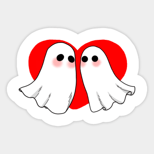 Ghost in love Sticker